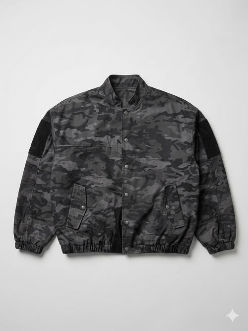 Mesh Bomber Jacket