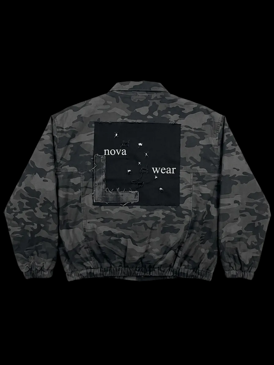 Mesh Bomber Jacket